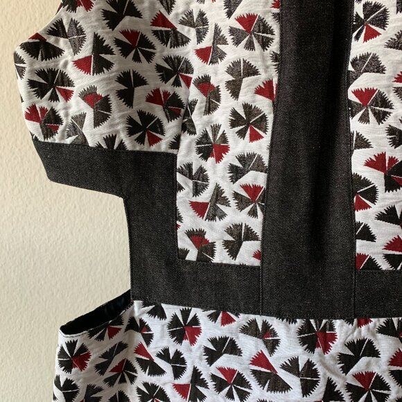 ๐คโจ Anna Sui Geometric Cutout Bodycon Dress โ Bold & Modern! โจ๐ค - Picture 4 of 4